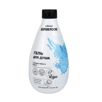 KM SF Гель для душа Голубая глина & Кокос Cafe Mimi — изображение 1